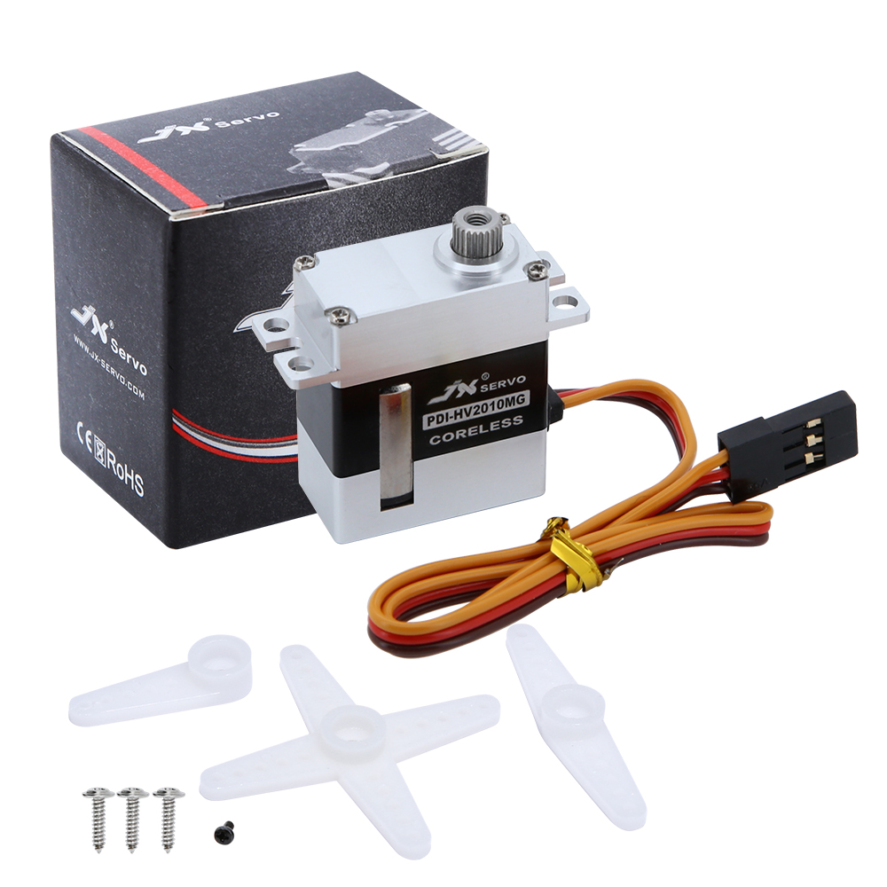 JX Servo PDI-HV2010MG 11kg Met - đánh giá và giá Rc Helicopter Motor