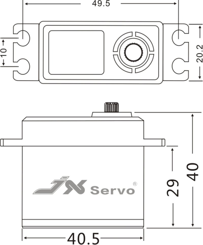 JX Servo CLS-6322HV 22KG High  - đánh giá và giá Rc Helicopter Motor