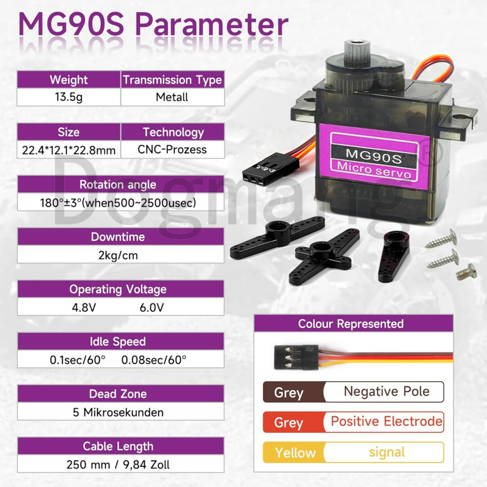 MG90S Servo 1/2/4/10/20/50 Pcs - đánh giá và giá Rc Helicopter Servo