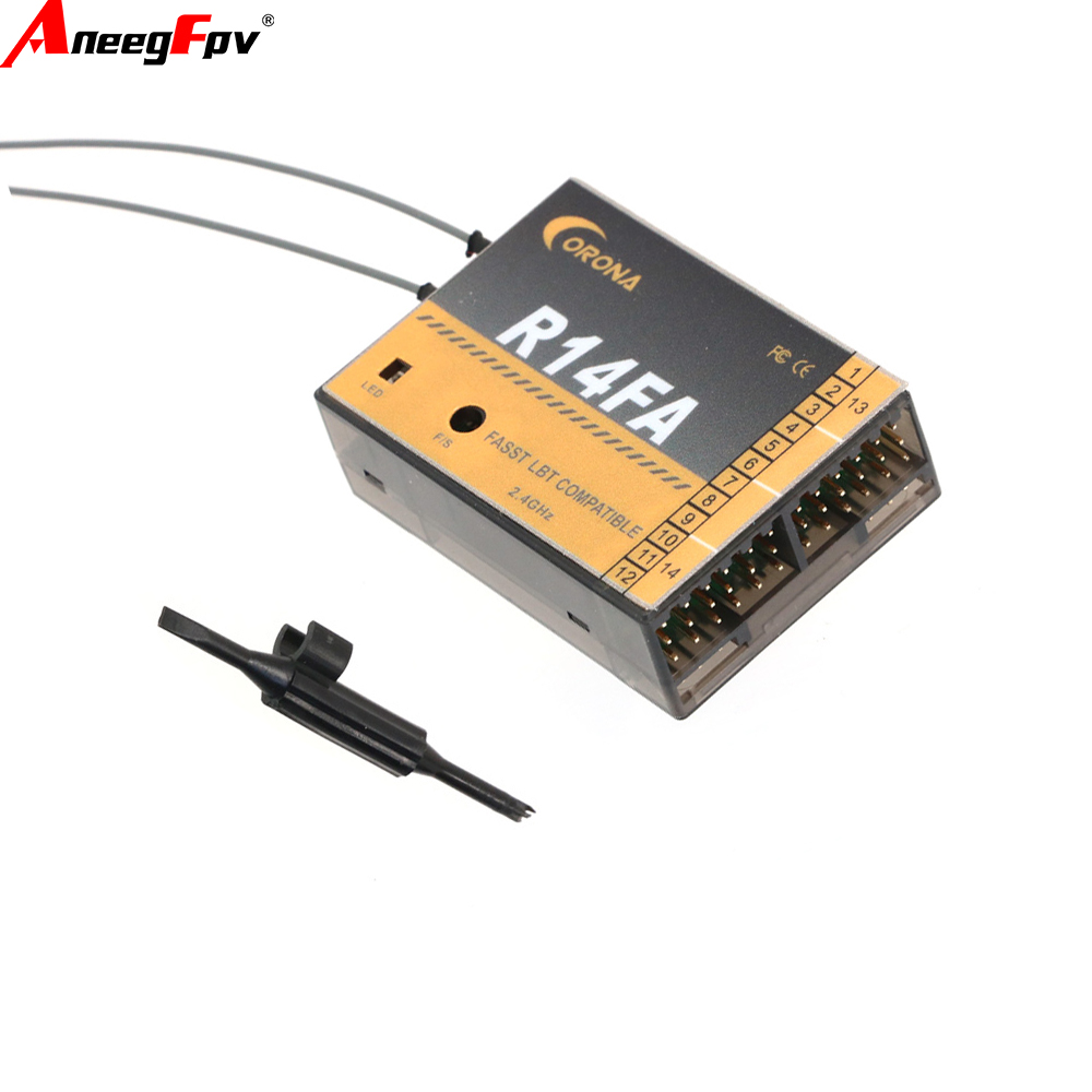 Corona R14FA 14CH RC Model Rec - đánh giá và giá Rc Helicopter Servo