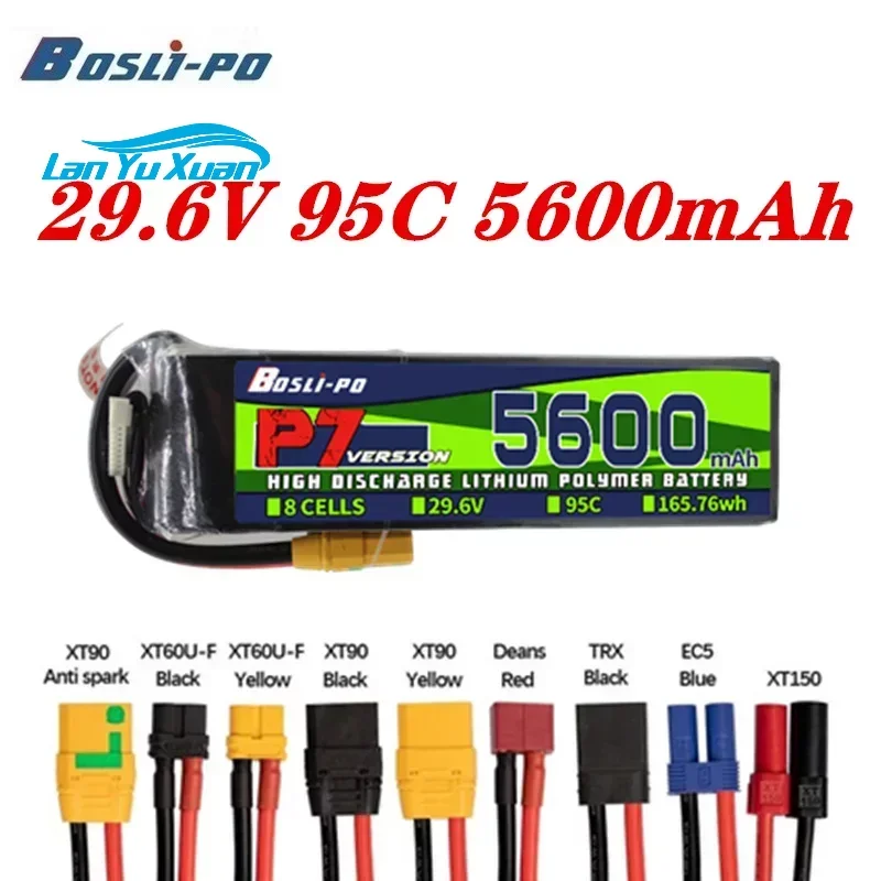 Bosli-po 8S 29.6V 5600m-Ah 95C - đánh giá và giá Rc Helicopter Bag