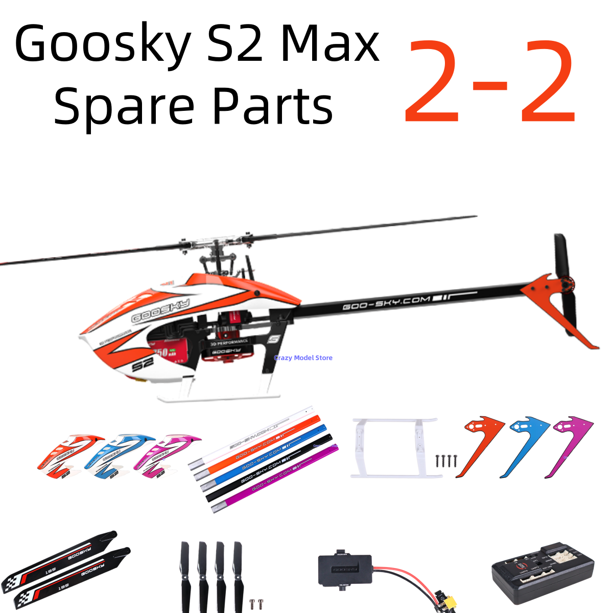 In Stock Goosky S2 Max BE A LE - đánh giá và giá Rc Helicopter Bag
